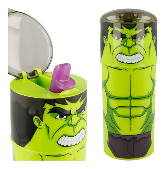 Botella Sport Infantil Increible Hulk Originales Cresko 0