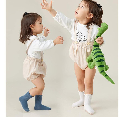 Calcetines Suitboy Para Bebés Y Niñas Pequeños, Con Volantes 1