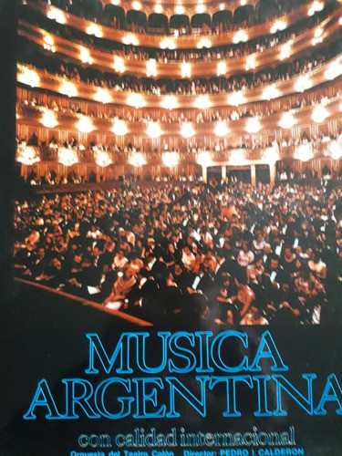Musica Argentina Orquesta Estable Teatro Colón Vinilo 0