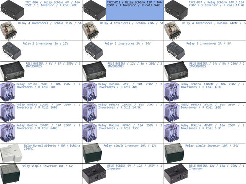 Trc2-d12 Relay Rele 12v 16a 250v 1 Inversor R Coil 360e 1