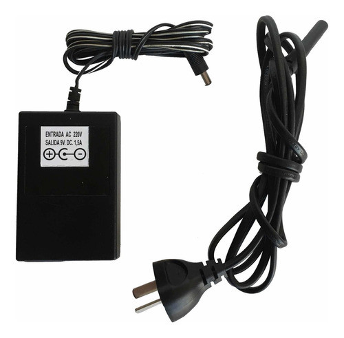 Fuente Para Pedales Pedaleras 9v 1,5a Negativo Al Centro 0