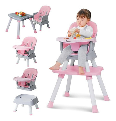 Zebrater Silla Alta Para Bebé, Sillas Altas 8 En 1 0