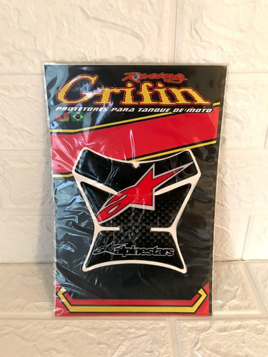 Protector Tanque Alpinestar Rojo Negro #04 0