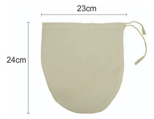 Coador De Café Em Pano - Algodão - Nº 02 - 23x24cm - 10 Un 1