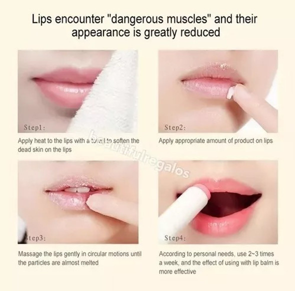 Sugar Kiss Exfoliante De Labios Balsamo Labial Frutales X1 1