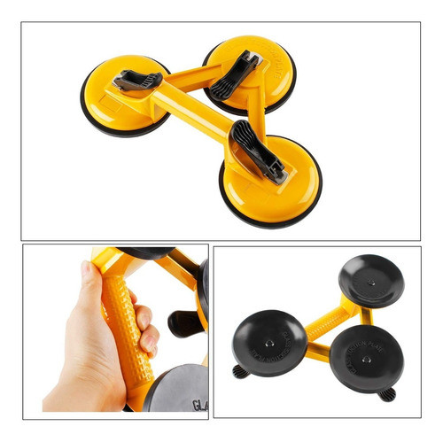 Ventosa Triple 155kg. Profesional Para Vidrio O Porcelanato 1