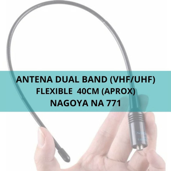 Antena Nagoya Na-771 Vhf-uhf Flexible 40 Cm Handy 1