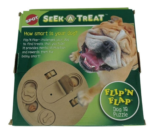 Seek A Treat Flip`n Flap Para Adestramento De Cães 1