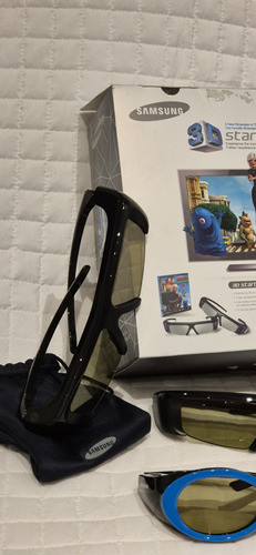 Samsung, Óculos 3d Active, Kit 4 Óculos Adultos + 1 Infantil 0