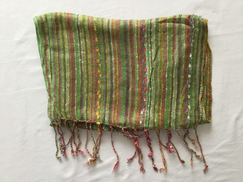 Spiga31. Divina Pashmina Rectangular Rayada  #sol 1