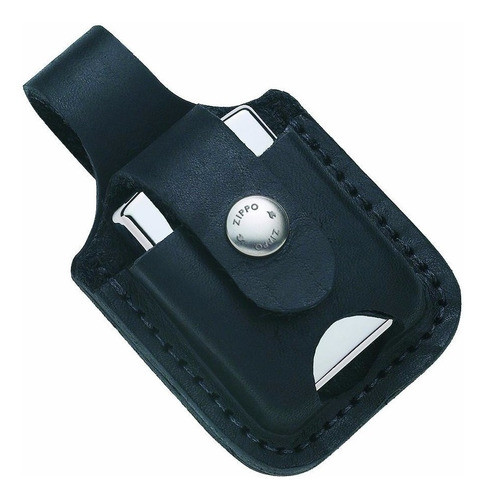 Balin Estuche De Cuero Zippo Lpcbk Negro Para Encendedor 0