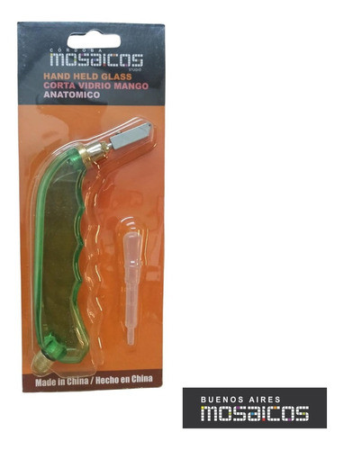 Pack X 5 Cortantes Vidrio Mango Anatomico - Mosaiquismo 1