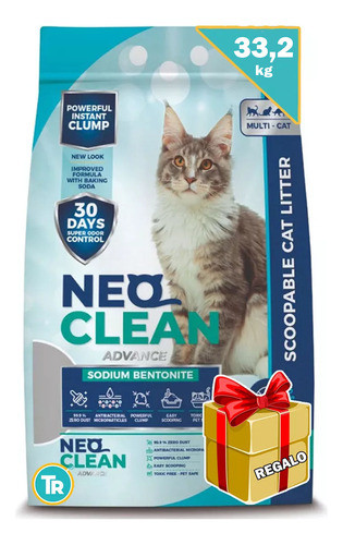 Arena Neoclean Varios Aromas 33.2 Kg // 40 Lt + Envío Gratis 0