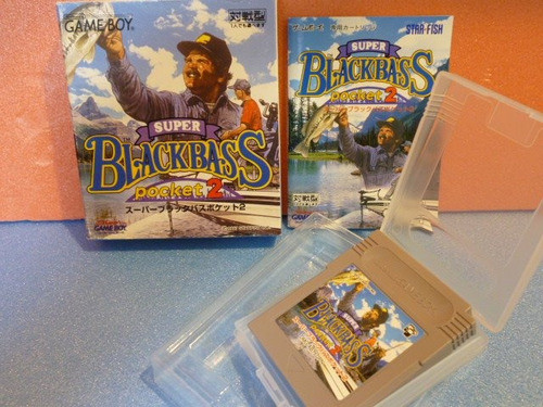 Game Boy Classic Super Blackbass Pocket 2 Completo Nintendo 0