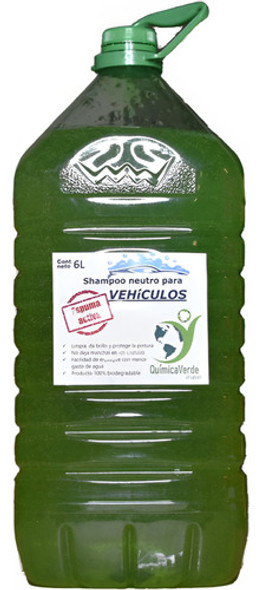 Shampoo Neutro Para Vehículos 6 L 0