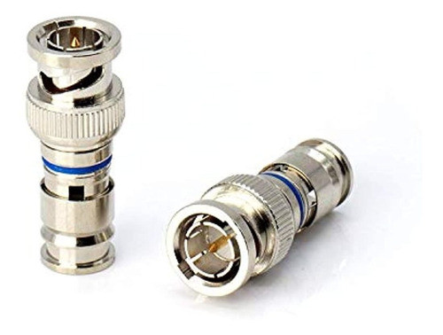 El Conector De Compresion Cimple Co - Bnc Para Cable Coaxia 0