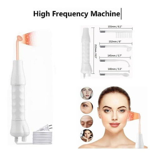 Aparelho De Alta Frequência Portátil Bivolt Limpeza De Pele 0