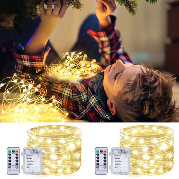 Paquete De 2 Luces De Hadas Que Funcionan Con Pilas, 16.5 Pi 0