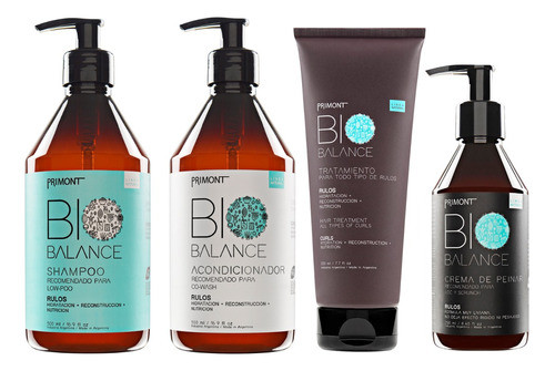 Bio Balance Rulos Kit Completo 4 Productos Primont - 3c 0