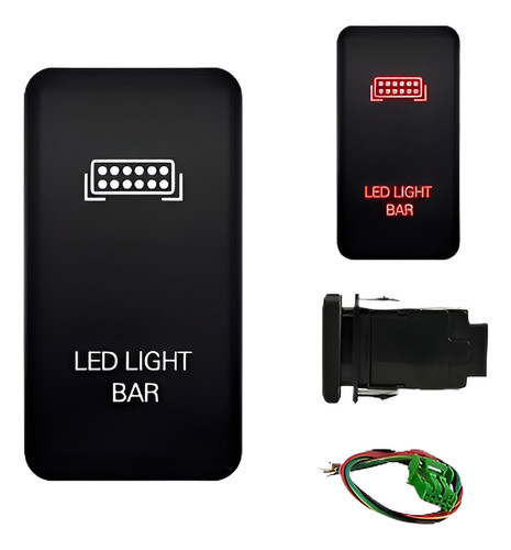 12v On-off Interruptor De Botón Cable Grabada Al Agua Fuerte 0