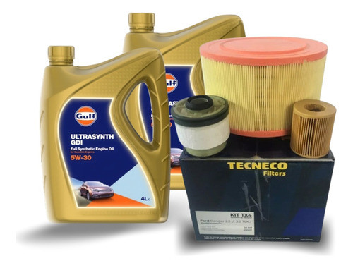 Kit 8l Aceite Sintético 5w30 + 3 Filtros Ford Ranger 2.2/3.2 0