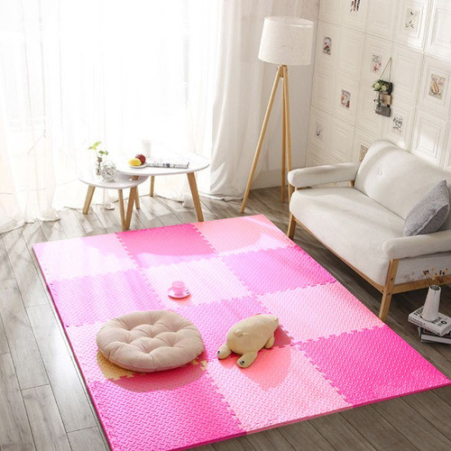 Kit 20 Tapetes Tatames Eva Bebe Infantil 50x50x1cm Menina 1