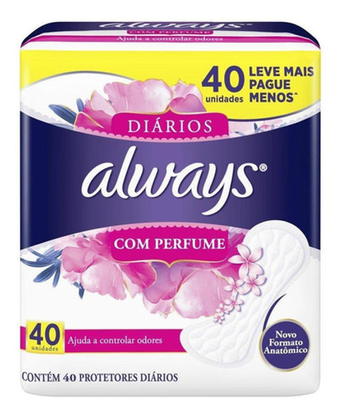 Kit C/ 2 Protetor Diário Always Leve 40 Pague 30 1 Kit C/ 2 Protetor Diário Always Leve 40 Pague 30 1