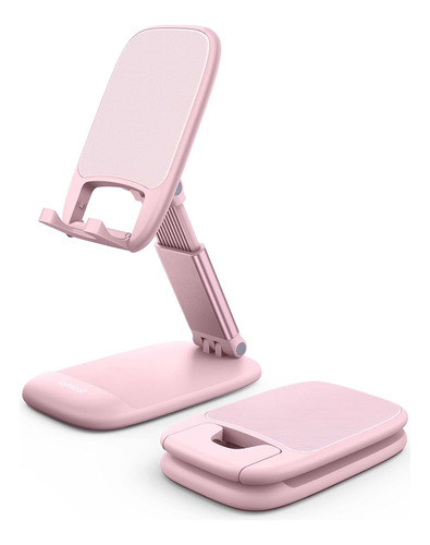 Soporte De Celulares Ajustable En Altura P/escritorio-rosa 0