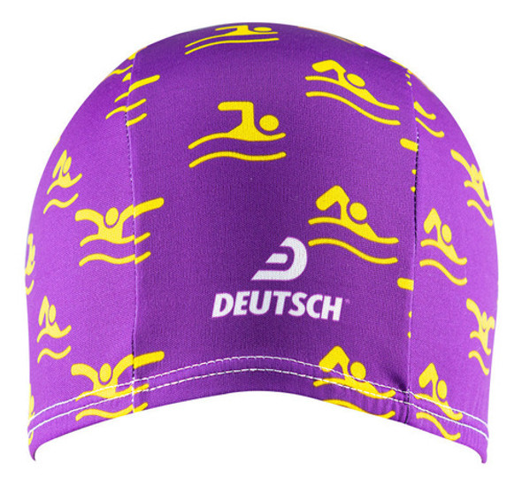 Gorra De Natación Tela  Adulto Deutsch Graph Violeta 0 Gorra De Natación Tela  Adulto Deutsch Graph Violeta 0
