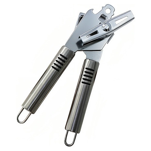 Abrelatas De Mariposa Todo De Acero Inoxidable C/destapador 0