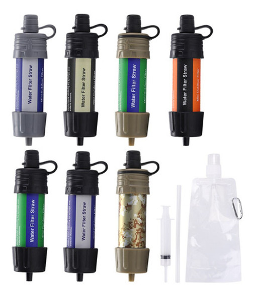 Mini Filtro De Água De Purificação De Acampamento Straw Tup 1