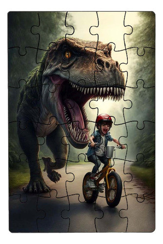 Rompecabezas Puzzle De Madera 30 Piezas Dinosaurios  B4 0