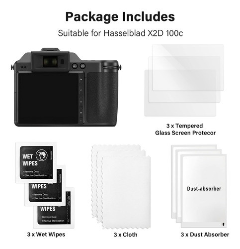 Protector De Pantalla Para Camara Hasselblad X2d 100c-3un 1