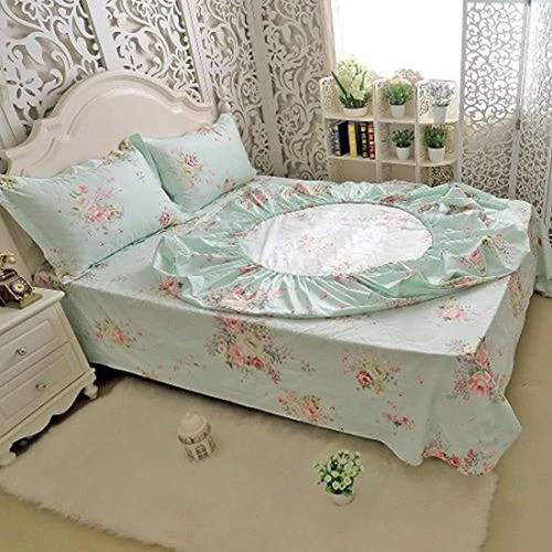 Fadfay Shabby Green Floral Juego De Sábanas Twin Xl Sábanas 1