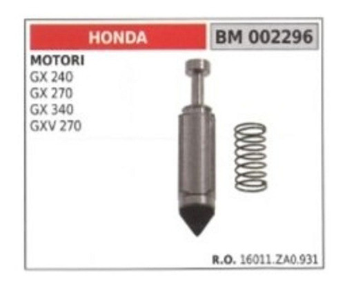 Aguja Carburador Compatible Con Honda G240 Gx270 Gx340 Gx390 1