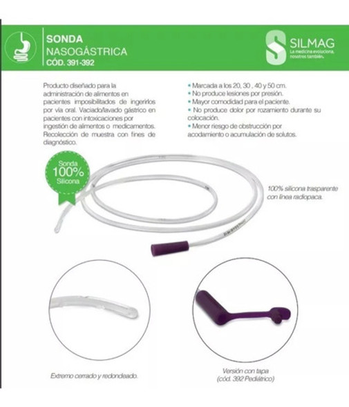 Sondas Siliconas Fr 06.  Fr 07. . Fr 09 1 Sondas Siliconas Fr 06.  Fr 07. . Fr 09 1