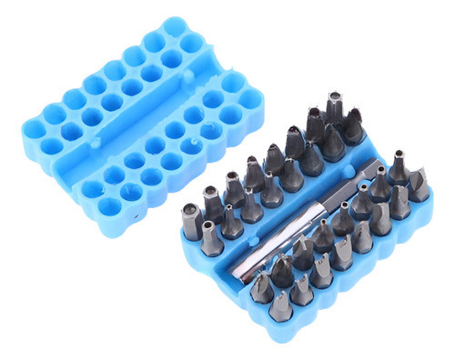 33 Bits Torq Torx Hexagonal Llave Estrella Tri Wing Destorni 0