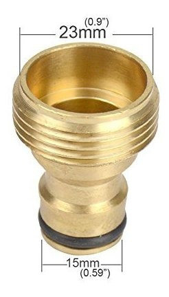 6pcs Laton Manguera De Jardin Jardin Agua Tuberia Conector 1