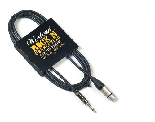 Cable Canon Plug De 6 Metros Western Cp60 Xlr-plug 1