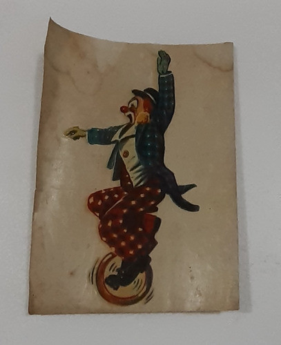 Calcomania Al Agua Nubiola Retro 358 Payaso Decada 60 0