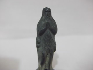 B. Antigo - Imagem Sacra Antiga São Sebastião Estanho 5,4 Cm 0