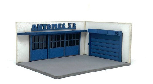 Miniatura Diorama Garagem Mod. 04 1:64 Dio Studios 1