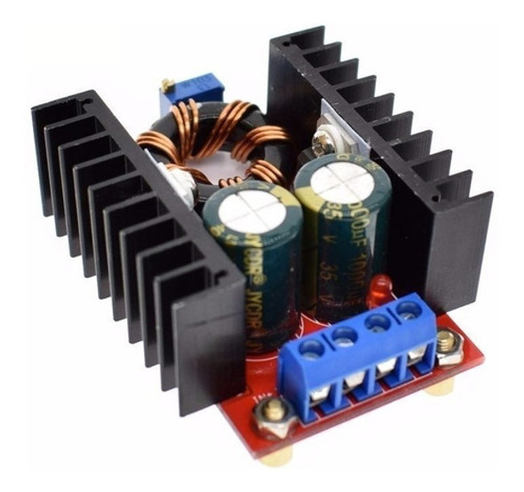 Conversor / Inversor De Voltagem 10-32v P/ 12-35v 6a Dc 150w 1