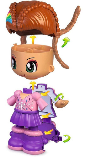 Muñeca Gigante Pinypon Playset - Iris Surprise - Alto 40cm 1
