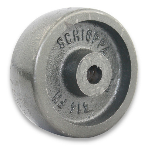 Roda 4 Pol R 414 Ferro Fundido P/ Rodízio 300kg 0