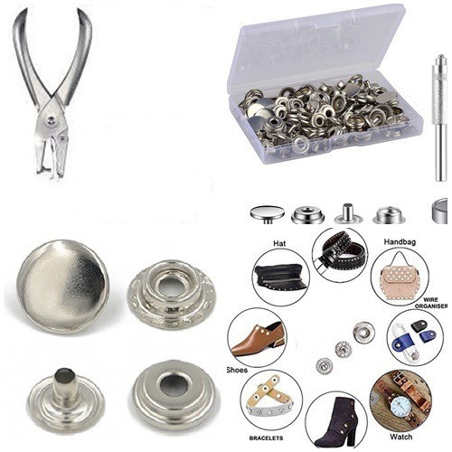 60 Broches Lonas, Pvc Lona, Cuero + Pinza Y Accesorios 1