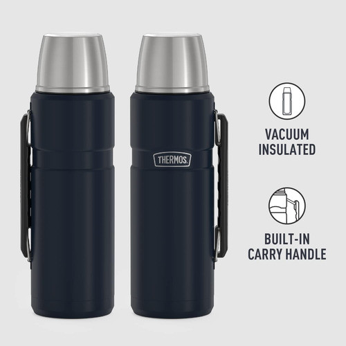 Termo Thermos King 1.18 Litros, Acero Inoxidable Azul 1