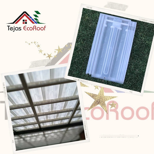 Tejas Francesas Plásticas Ecoroof. Translúcida 1