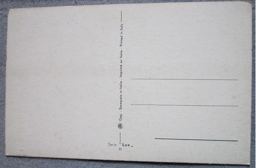 Postal Antigua Pintada Al Oro Con Virgen Icono Religioso 1