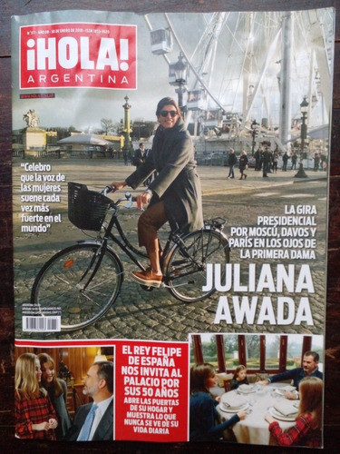 Revista Hola! Argentina N° 377 30/1/18 Luis Miguel J. Awada 0